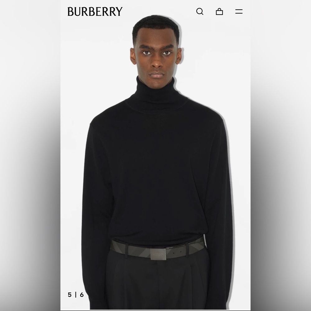 Mens Burberry belt